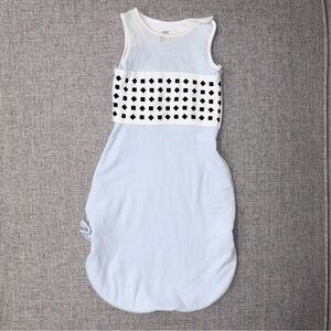 Nanit 6-12m Sleeveless Kids Pajama Sleep Sack with Geometric Waistband